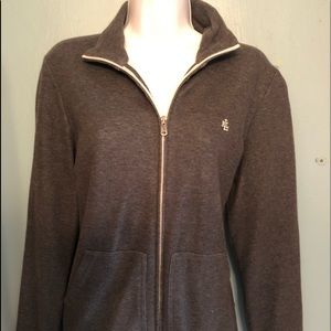 Ralph Lauren, Gray, ZIP Up Jacket, Size Medium